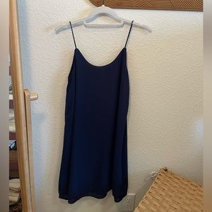 Francesca’s blue flowy dress